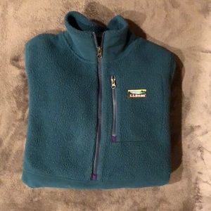 L.L bean fleece pull over